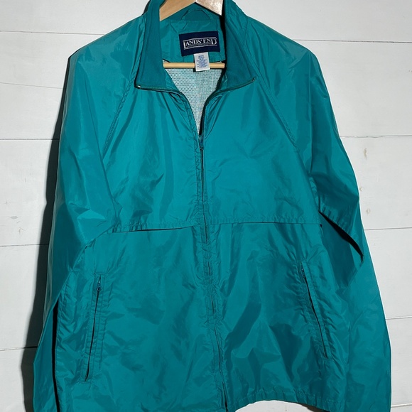 VINTAGE Land's End Men's Windbreaker MEDIUM - Picture 1 of 4